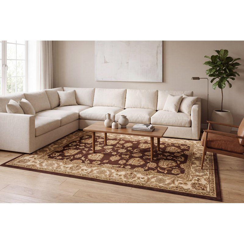 Tapis brun Atterbury, Rectangle 6 pi 7 po x 9 pi 6 po