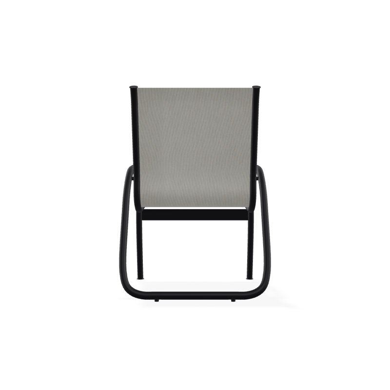 Fauteuil de patio Gardenella, Noir texturé, Huître Augustine