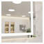 Miroir de salle de bain DEL 48 x 32 pouces avec traitement antibuée, rétroéclairage à intensité variable, 3 températures de couleur, montage horizontal ou vertical, argent
