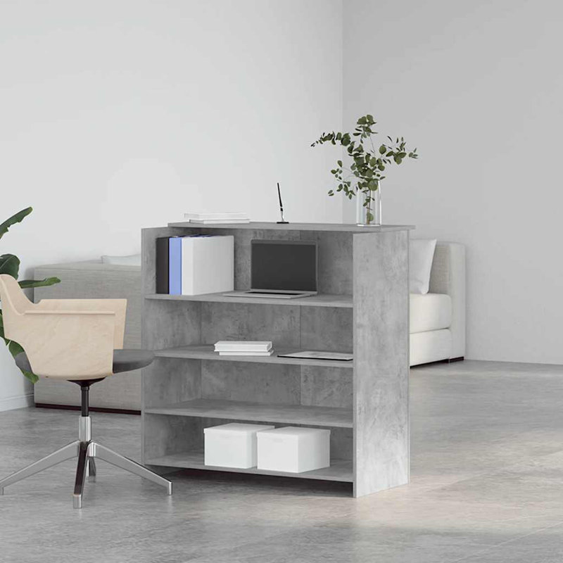 Azha Standing Desk, Concrete Grey