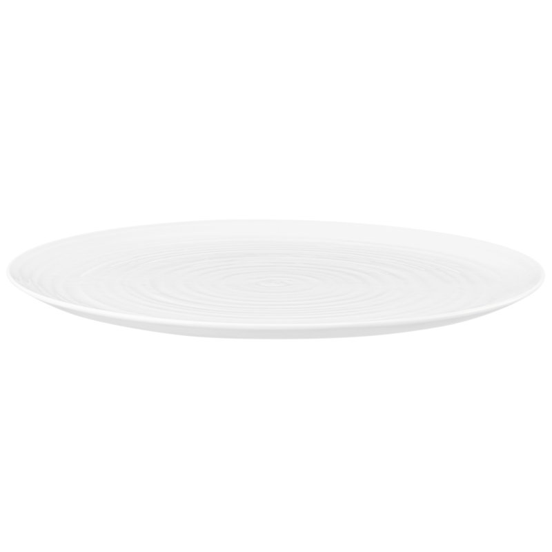 Porcelain Dinner Plate, White