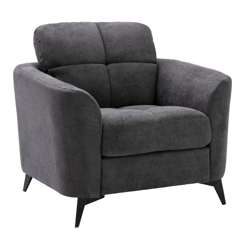 Fauteuil en velours l 39 po Jolette