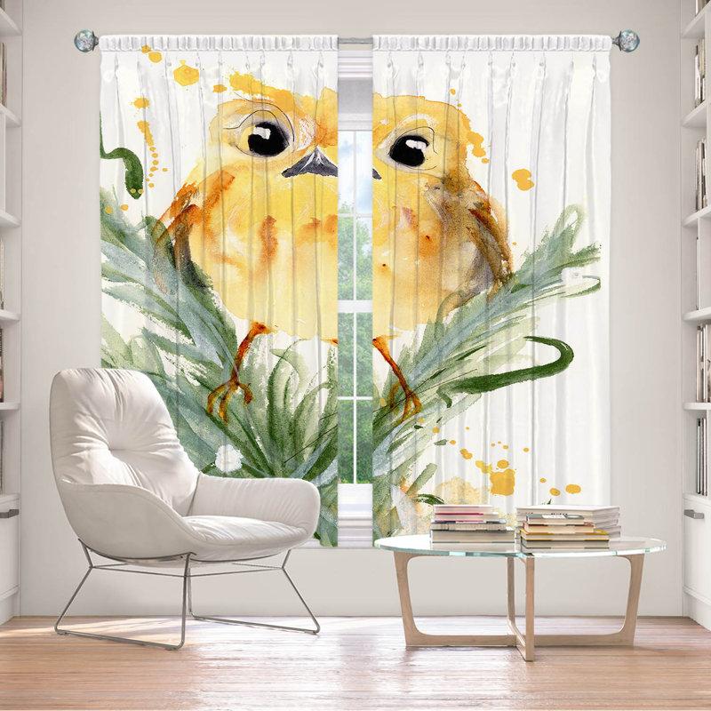 Rideau simple obscurcissant avec passe-tringle Delaughter, L 40 po x L 82 po