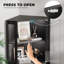 Corner Display Cabinet with Glass Doors, 65" Curio Cabinet with 3 Color Lights-1948626401