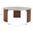 Lussan Round Marble Top Coffee Table-499917807