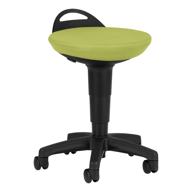 Tabouret roulant à hauteur réglable , Vert fougère