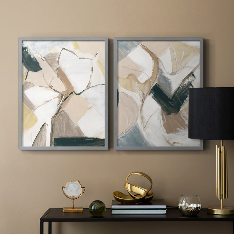 Marble Lines I - impression encadrée de qualité supérieure - prête à être accrochée - aucun clou requis - aucun clou requis