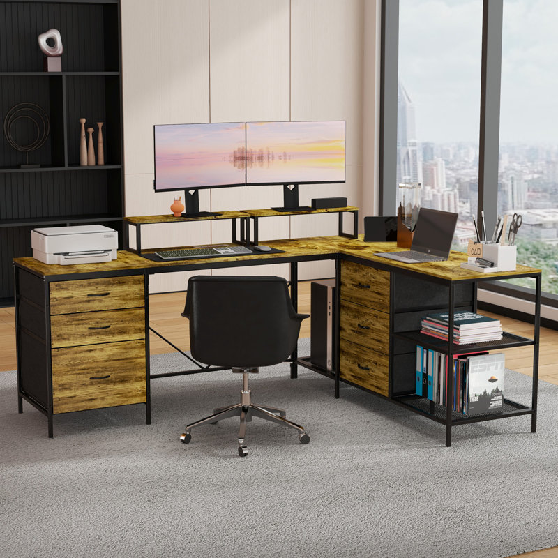 L-Shaped Computer Desk