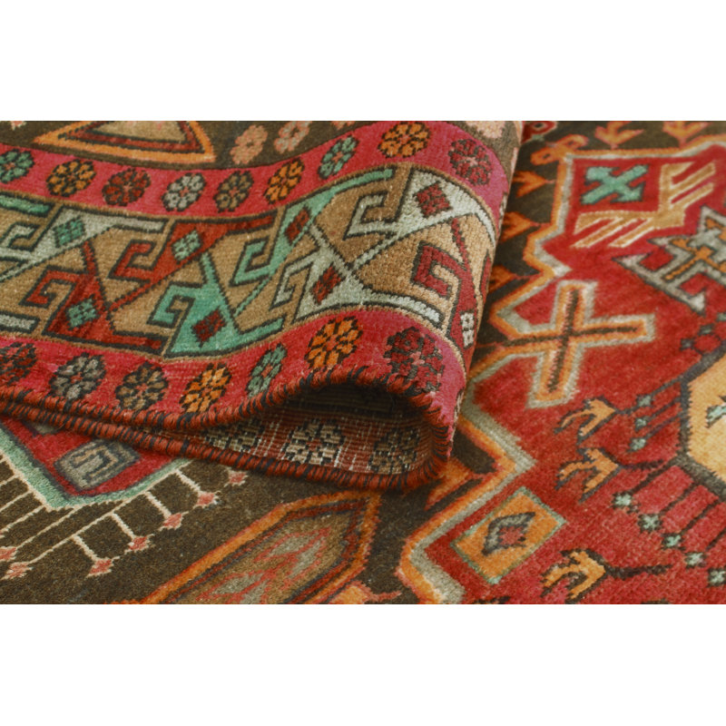 Khylar Distressed Bunmi Charcoal Runner