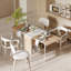 Rezac Extendable Metal Base Dining Table