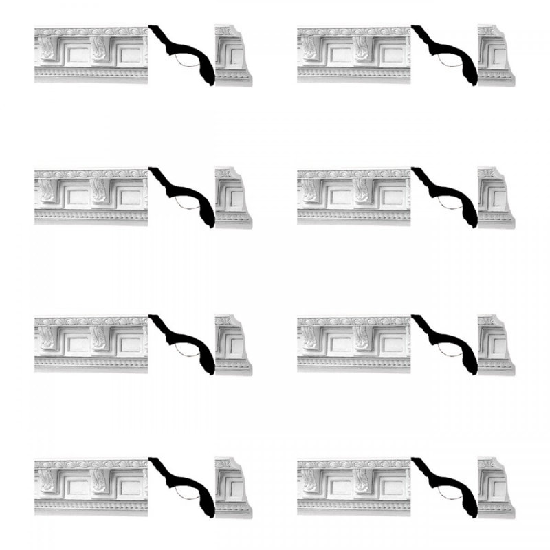 Moulure couronnée H 4 3/4 po x l 1/2 po x P 4 3/4 po
