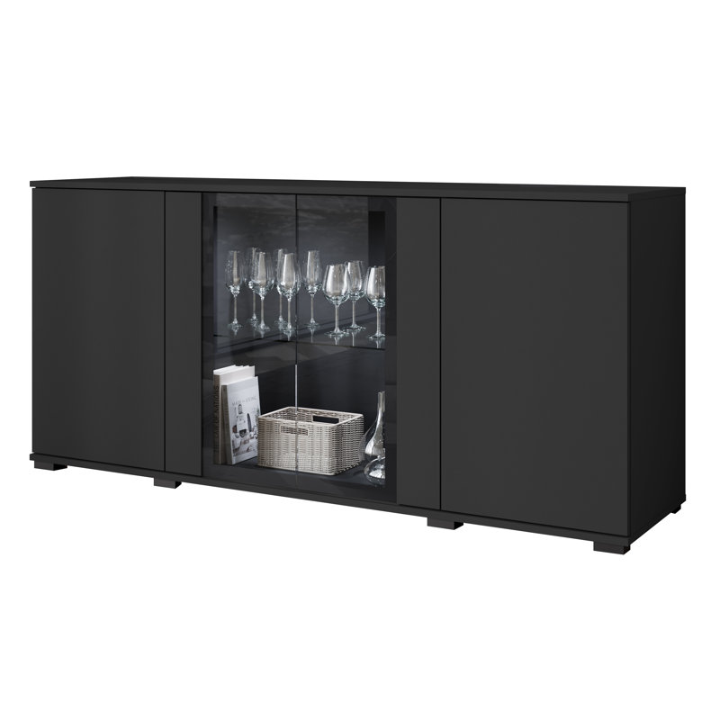 Borut 150cm Sideboard, Black