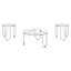 Ensemble de table en verre Romance