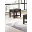 Table de bout simple en bois avec table de bout et tiroir d'appoint
