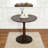 23'' Walnut Brown Accent Round Table