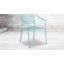 Fauteuil de patio en acier à dossier courbé Chanea-24678817
