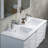 48" Wall Mounted & Floating Double Vanities with Ceramic Sink-1751806209