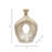 Modern Stoneware Ceramic Vase - Decorative Textured Accent with Sleek Design, Elegant Home Decor Statement for Contemporary Interiors-190239358