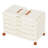 5 Tier Plastic Storage Bins With Lid Doors And Wheels For Living Room Bedroom Study And Kitchen-1685125399