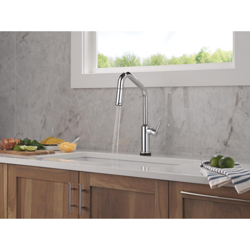 Touch2O Technology Kitchen Faucet with Touchless Technology, Lumicoat Chrome