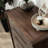 Simple Black Walnut Entrance Cabinet Solid Wood Accent Chest