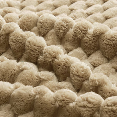 Armless Sofa W/Pillow Flannelette Fabric-Light Camel