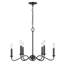 Lustre empire 6 lumières façon bougie Tierney
