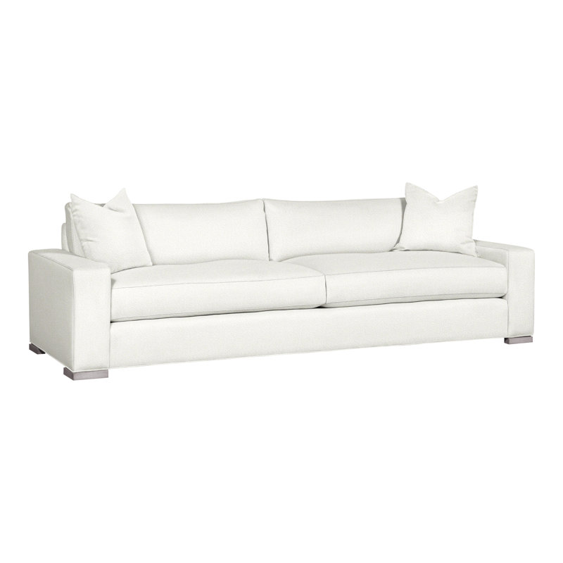 Paxton 109" Two Seat Extended Sofa, Kempsey Sheepskin, Dove Gray