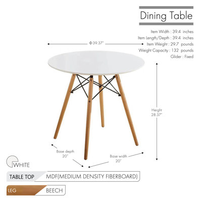 Ensemble repas pour 4 personnes Lapham