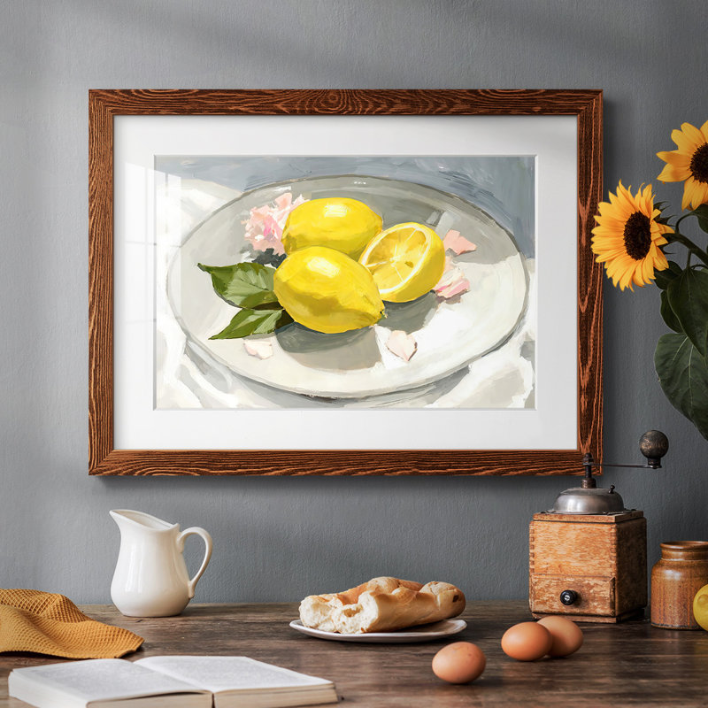 Citrons sur une assiette I, Érable