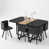 Black/Wood