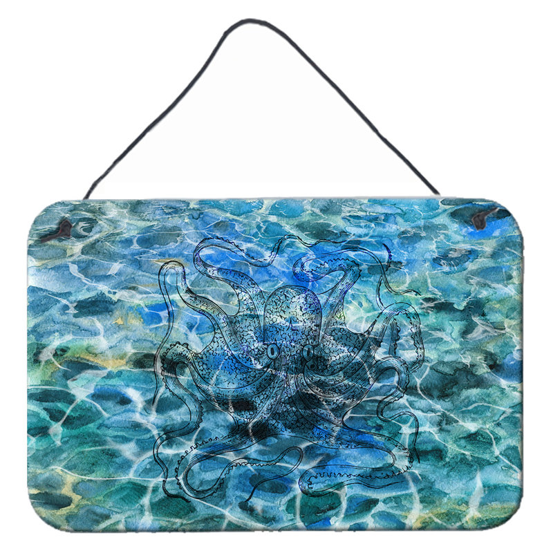 Décoration murale « crab off prints », Noir / Bleu