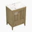 Ensemble de meuble-lavabo simple avec plateau 24 Aujah