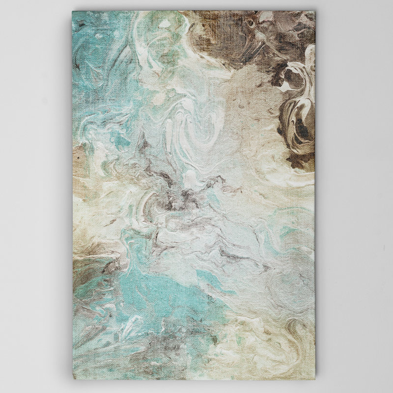 " Aqua Marble " by Nan, 32" H x 48" W x 1.5" D