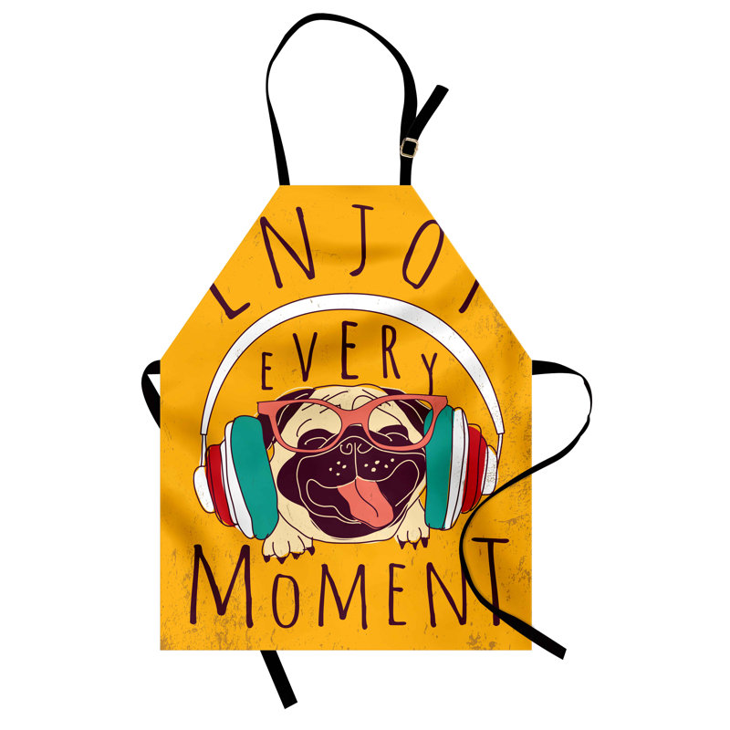 No Pattern Bib Apron