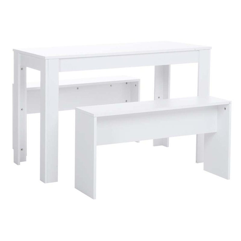 Emara 4 - Person Dining Set, White