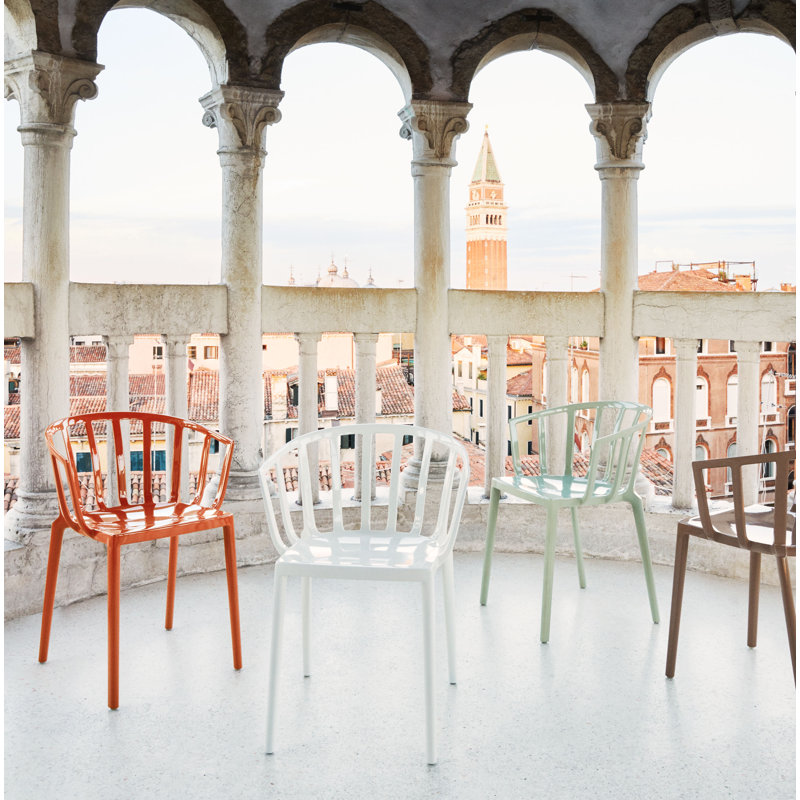 Venice Outdoor Dining Armchair, White