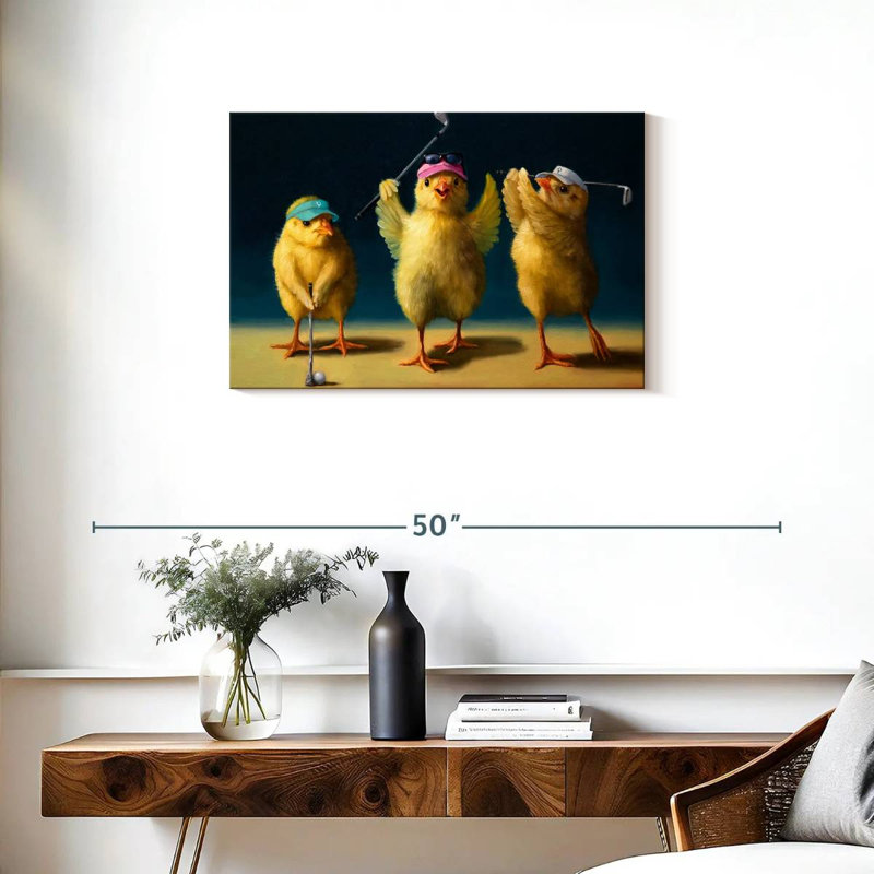 Yoga Chicks Golf Chicks, 20" H x 30" W