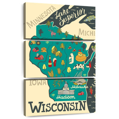 Aliaz Wisconsin Icon Map