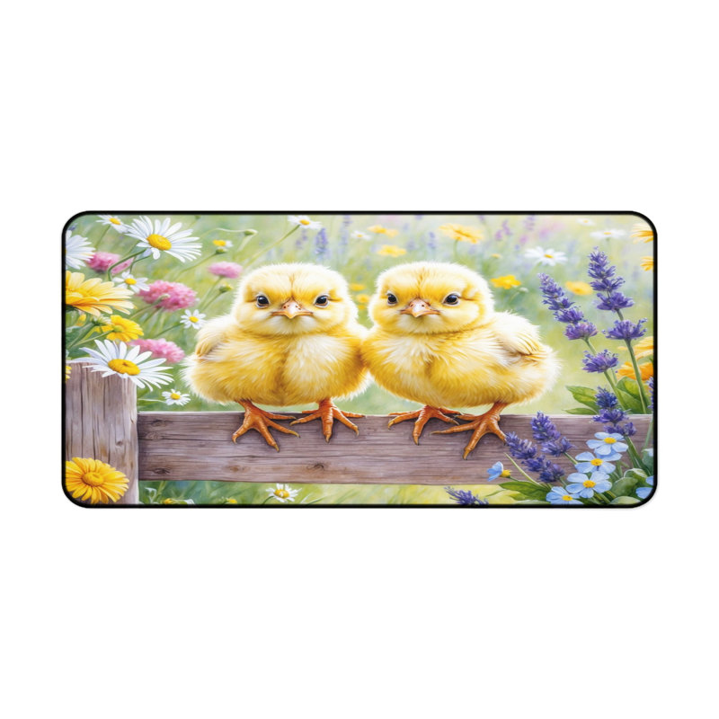 Polyester Desk Pad, 14.4x12.1