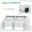 Serre portable 6 pi x 3 pi x 3 pi Outsunny-111941154-120642009