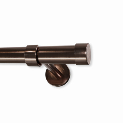 Cambria Designer Series Premium 1-1 / 8 en plus grand diamètre Tringle à rideaux non réglable et supports de designer
