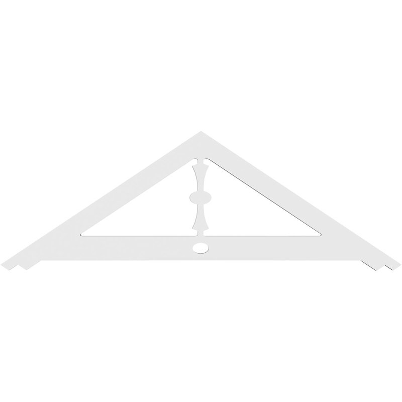 Pignon en PVC de qualité architecturale Artisan (4/12), H 10 po x l 60 po x P 1 po