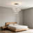 Modern LED Ring Crystal Chandelier