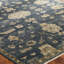 Maalak Wool Flroal Area Rug in Navy-1350380334