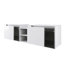 Meuble-lavabo mural 72 po avec lavabo en céramique blanc brillant 72 po