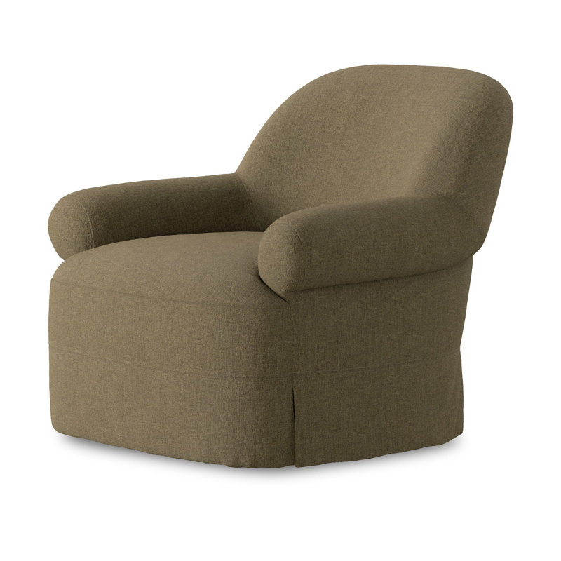 Arden Swivel Chair, Broadway Olive