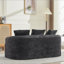 Causeuse incurvée, petit canapé en chenille avec 3 coussins, canapé profond pour appartement, salon, aucun assemblage requis-1457578716