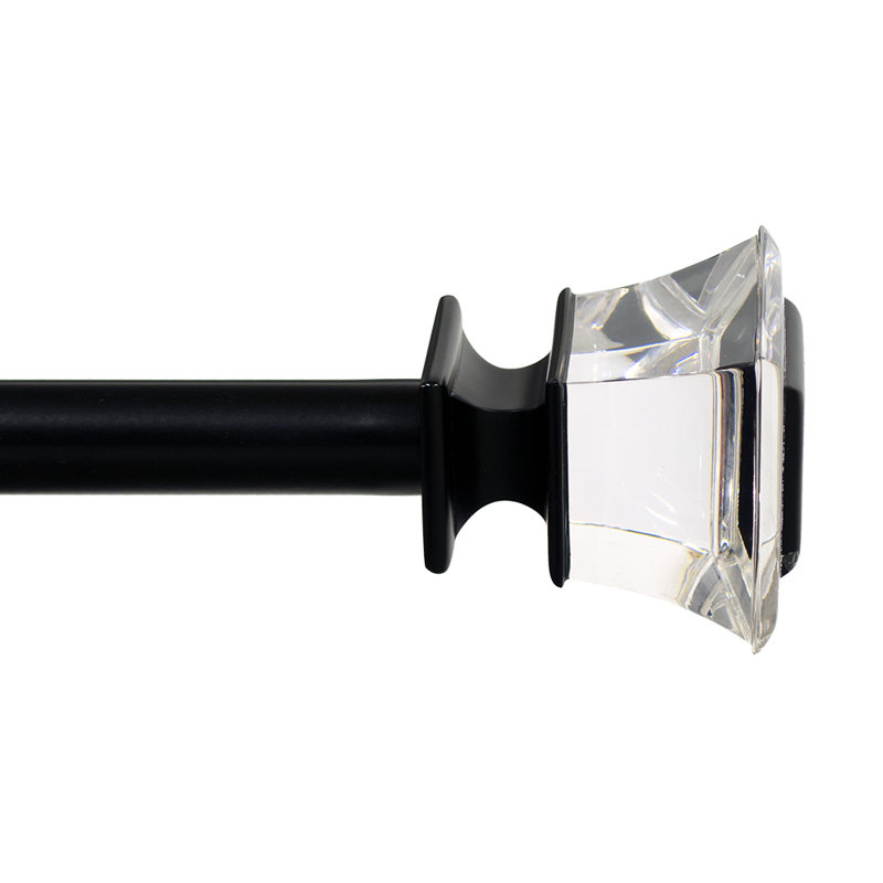 Nagle Adjustable Single Curtain Rod