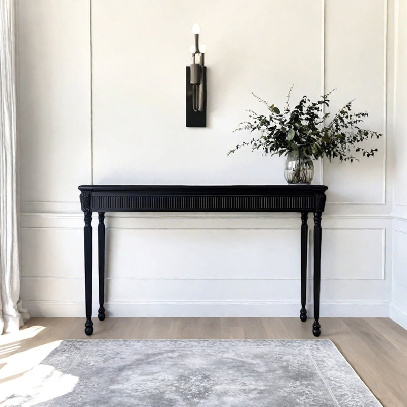 Console rétro sculptée, H 31,5 po x l 47,24 po x P 13,78 po